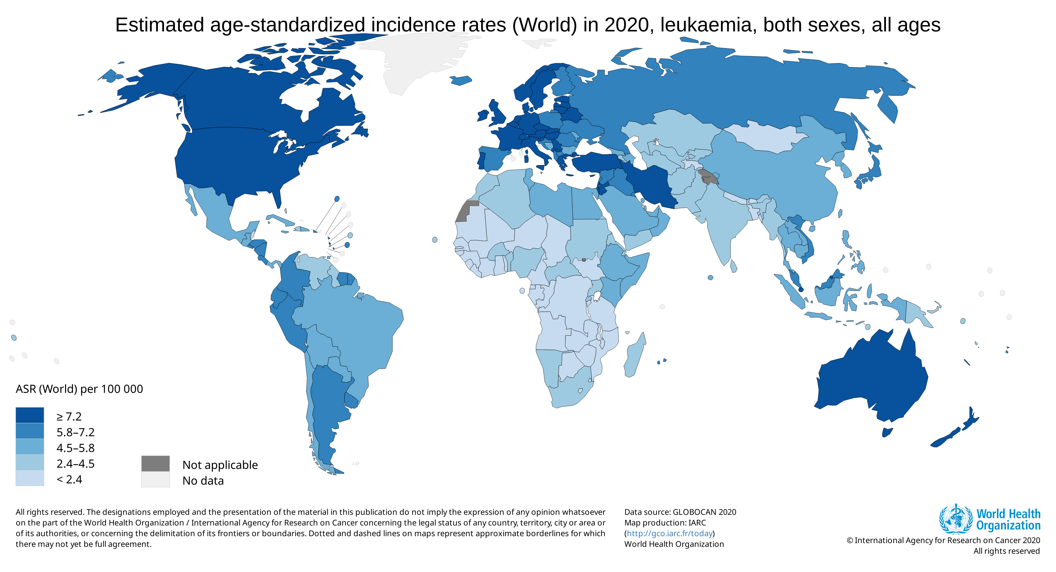 Mapa de Leucemia